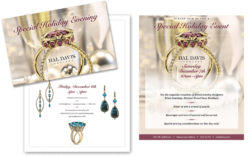 Hal Davis Jewelers ad and direct mail