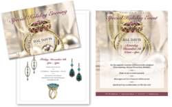 Hal Davis Jewelers ad and direct mail