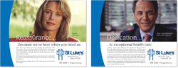 St Luke's newspaper ads