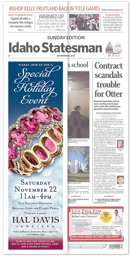 Hal Davis Jewelers Ad